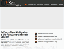 Tablet Screenshot of incom.fr